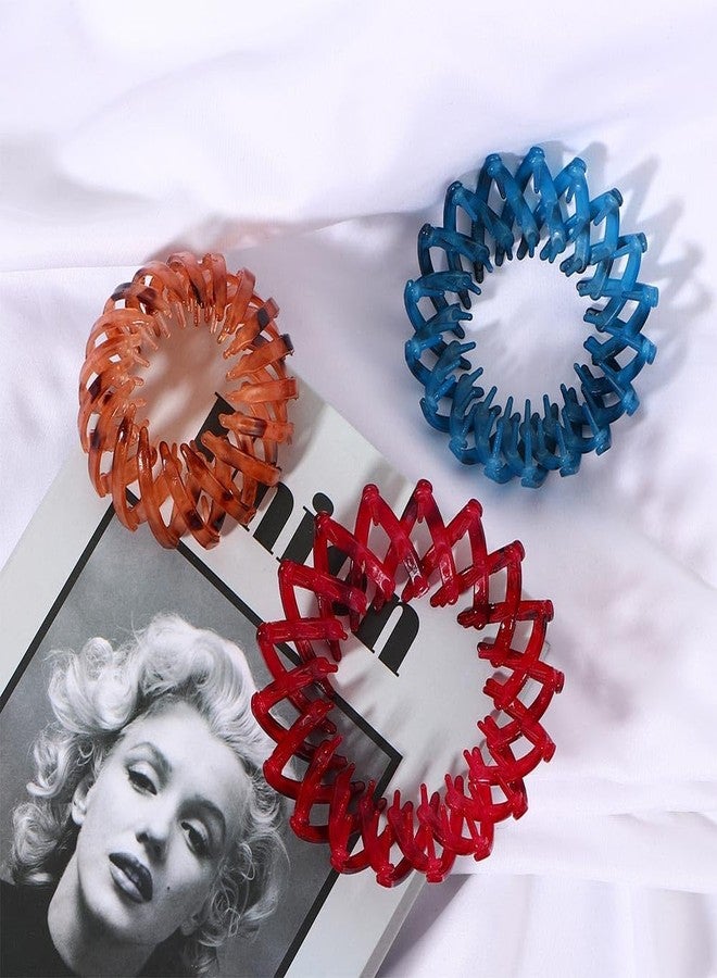 Labriciyon Coffee Vintage Bird's Nest Bun Maker Hair Claw, Simple Women Temperament Ponytail Holder Hair Loops Hairstyle Tools Hair Accessories - Image 2